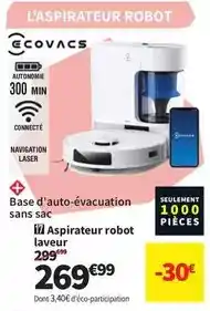 Conforama Aspirateur robot laveur offre