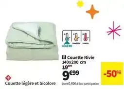 Conforama Couette nivie offre