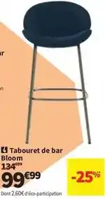 Conforama Tabouret de bar bloom offre