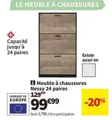 Conforama Meuble à chaussures offre