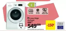 Conforama Lave-linge séchant offre