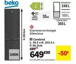 Conforama Beko - combiné offre