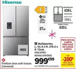 Conforama Hisense - multiportes offre