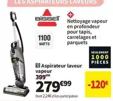 Conforama Bissell - aspirateur laveur vapeur offre