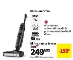 Conforama Rowenta - aspirateur laveur offre