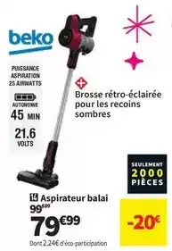 Conforama Beko - aspirateur balai offre