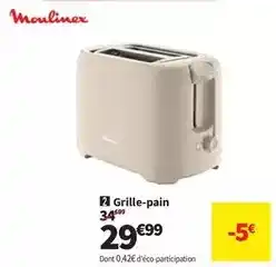 Conforama Moulinex - grille-pain offre