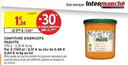Intermarché Express Paquito - confiture d'abricots offre