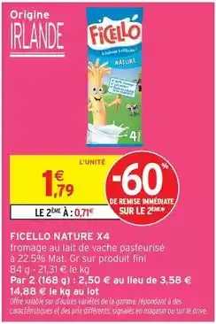 Intermarché Express Fini - ficello nature x4 offre