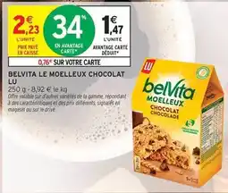 Intermarché Express Lu - belvita le moelleux chocolat offre