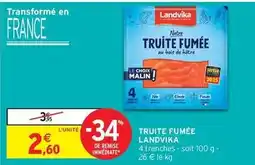 Intermarché Express Landvika - truite fumée offre