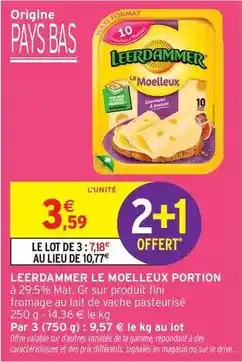 Intermarché Express Leerdammer - le leremembert portion offre