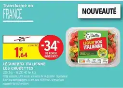 Intermarché Express Les crudettes - légum'box italienne offre