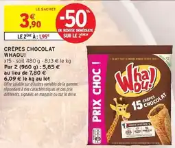 Intermarché Express Whaou! - crêpes chocolat offre