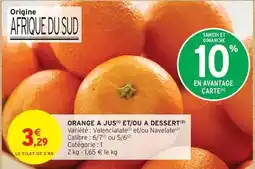Intermarché Express Orange - a jus et/ou a dessert offre