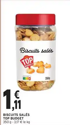 Intermarché Express Top budget - biscuits salés top offre