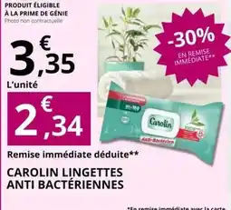 E.Leclerc Carolin - lingettes anti bactériennes offre