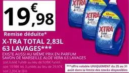 E.Leclerc X-tra - total 2.83l 63 lavages offre