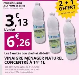E.Leclerc Prime - vinaigre ménager naturel concentré offre