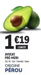 E.Leclerc Cat - avocat pre-mûri offre