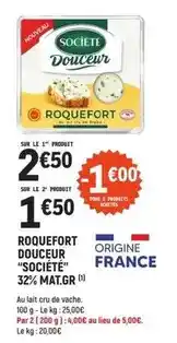 E.Leclerc Société - roquefort offre