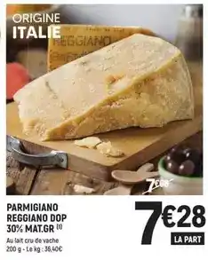 E.Leclerc Dop - parmigiano reggiano dop 30% mat.gr offre