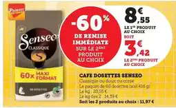 Hyper U Senseo - cafe dosettes offre