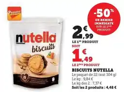 Hyper U Ferrero rocher - biscuits nutella offre
