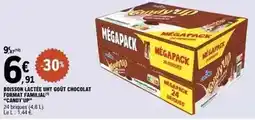 E.Leclerc Candy'up - boisson lactée uht goût chocolat forchat familial offre