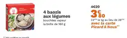 Picard Picard - 4 baozis aux légumes offre