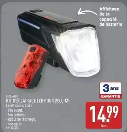 ALDI Kit de clairage led pour vélo offre
