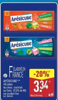 ALDI Apéricube - 48 coches, cocktail, o flor de france offre