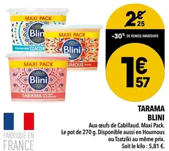 Supeco Tarama blini offre