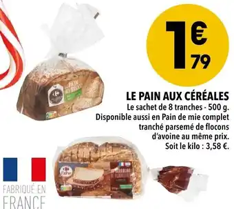 Supeco La pain aux céréales offre