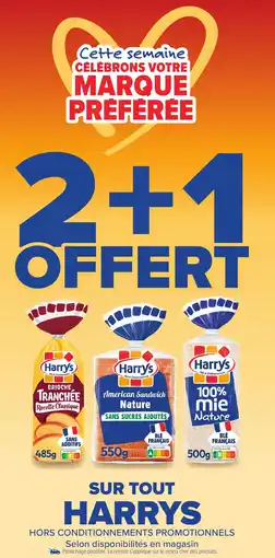 Carrefour Harry's American Sandwich Nature offre
