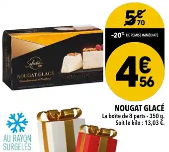 Supeco Nougat glacé offre