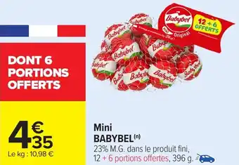 Carrefour Mini babybel offre