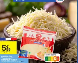 Carrefour Emmental râpé format géant carrefour classic' offre