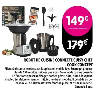 Supeco Robot de cuisine connecte cuisy chef cook concept offre