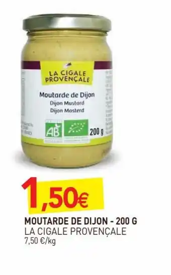 naturéO Moutarde de dijon offre