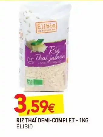 naturéO Riz thaï demi-complet offre