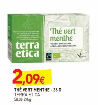 naturéO Thé vert menthe offre