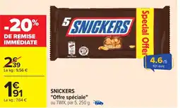 Carrefour SNICKERS Offre spéciale offre