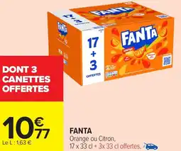 Carrefour Fanta offre