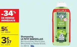 Carrefour Shampooing le petit marseillais offre