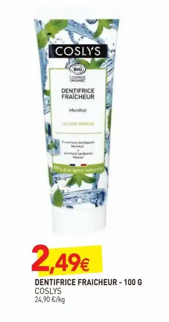 naturéO Dentifrice fraîcheur offre