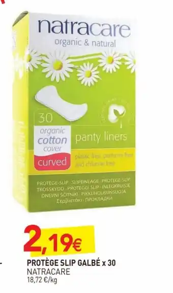 Protège slip galbé