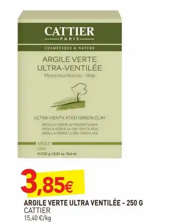 Argile verte ultra ventilée