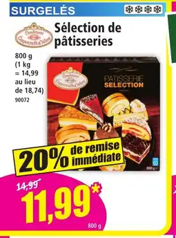 Norma Sélection de pâtisseries offre
