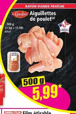Norma LE GAULOIS Aiguillettes de poulet offre